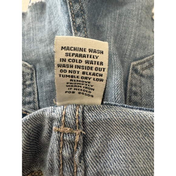 Celebrity Pink Lace Trim Denim Shorts Size 7 Western Boho Chic Festival Y2K GUC - Picture 4 of 6